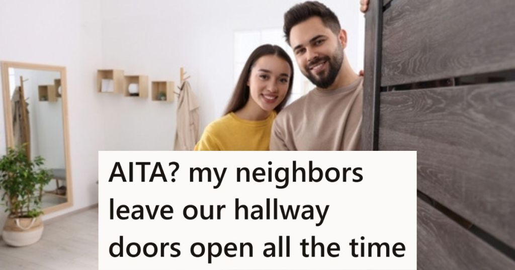 Couple at the door