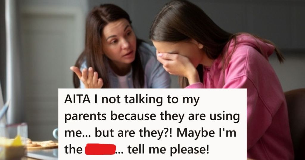 Mom yelling at daughter