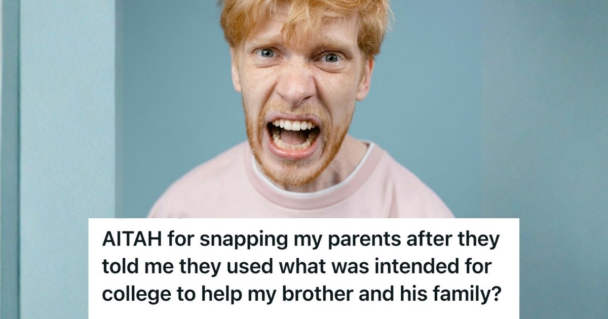 angry young man yelling