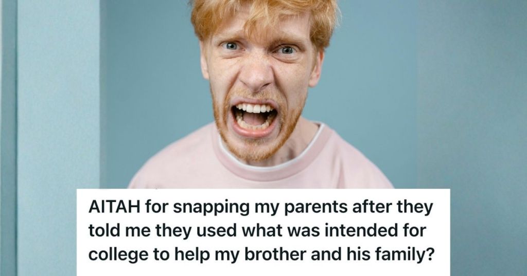 angry young man yelling