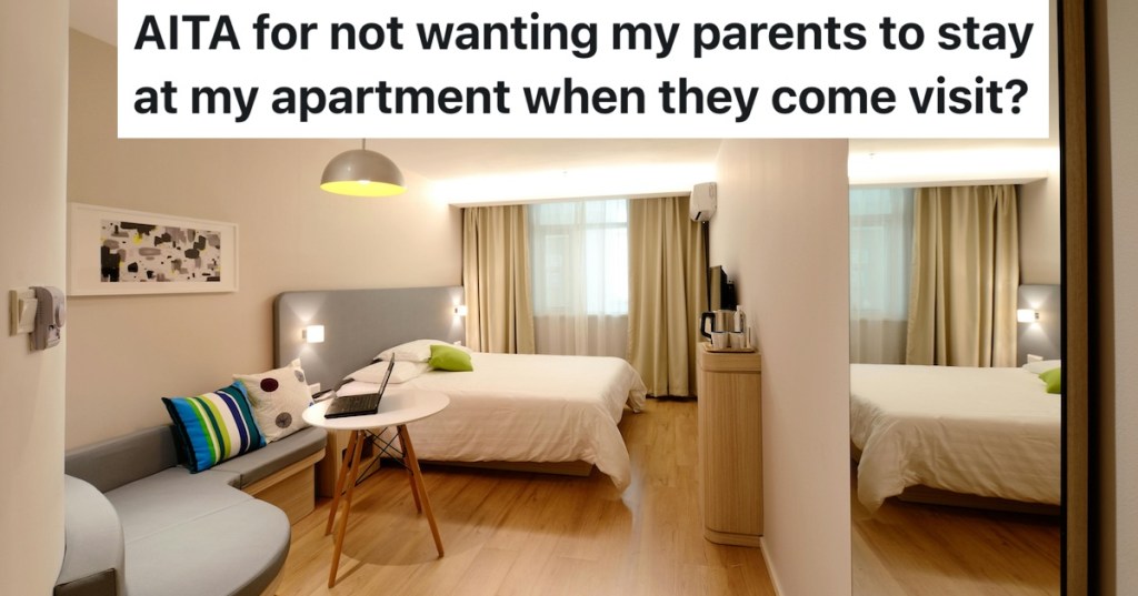 bedroom in a small apartment