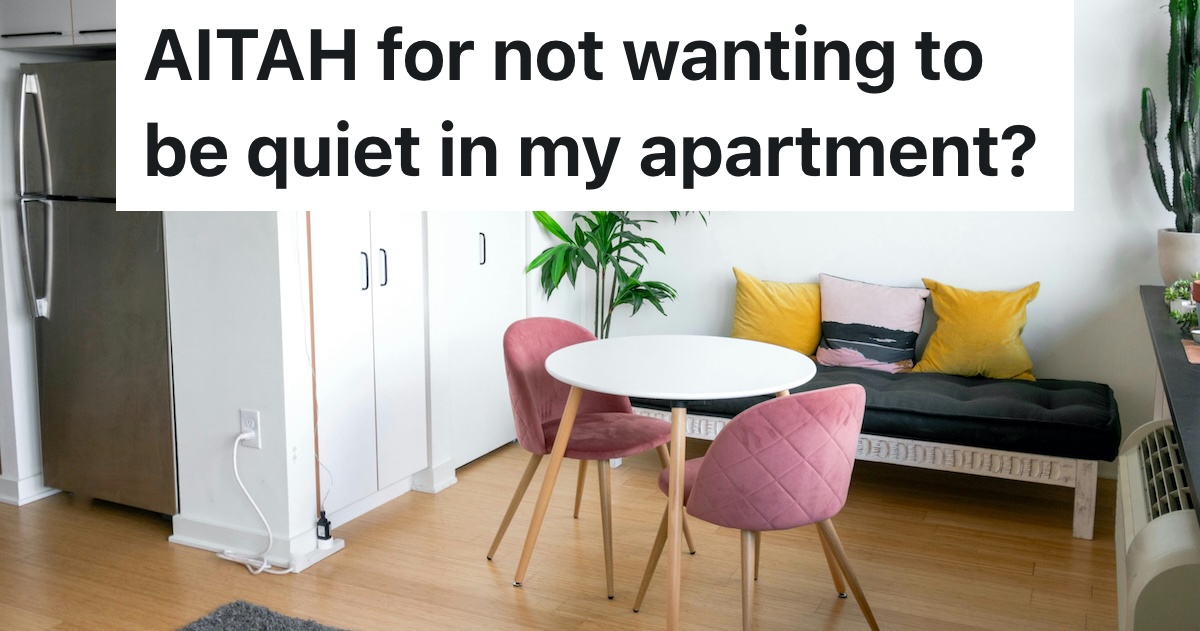 apartment with pink chairs, white table and yellow pillows