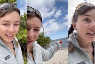 Florida Woman Calls Out Couple for Leaving Trash Behind After Beach Engagement Photos