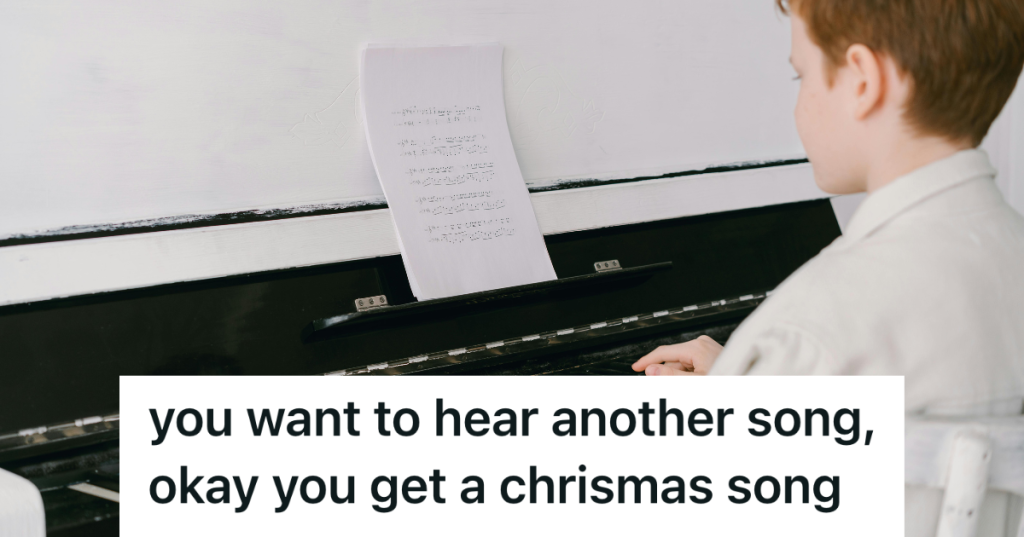 boy playing at the piano