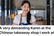 A Worker In A Chinese Restaurant Had To Deal With A Customer Who Was Impossible To Please