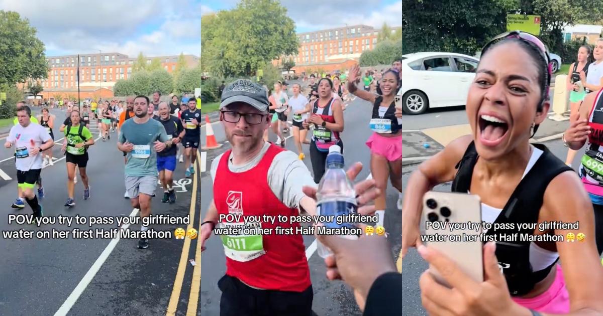 people running a marathon