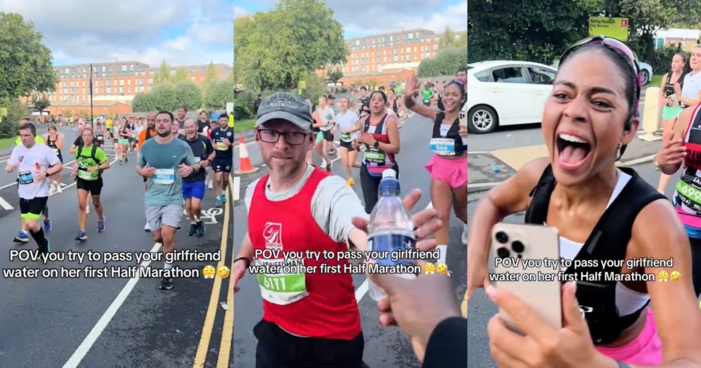 people running a marathon