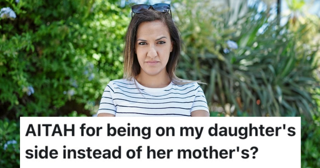 woman with a serious look
