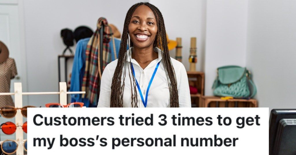 woman working in a store