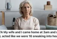 A Couple Stayed Out Late, And The Wife’s Mom Gave Them A Hard Time Because She Was At Their House With Their Kids