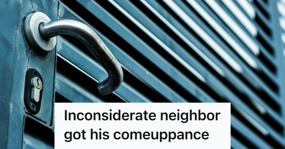 closeup of knob on steel door