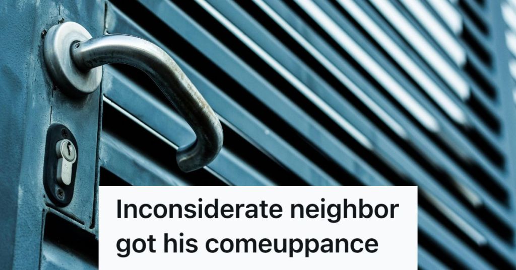 closeup of knob on steel door