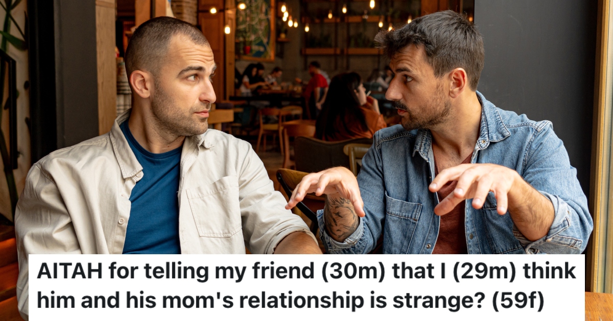 two men having a conversation