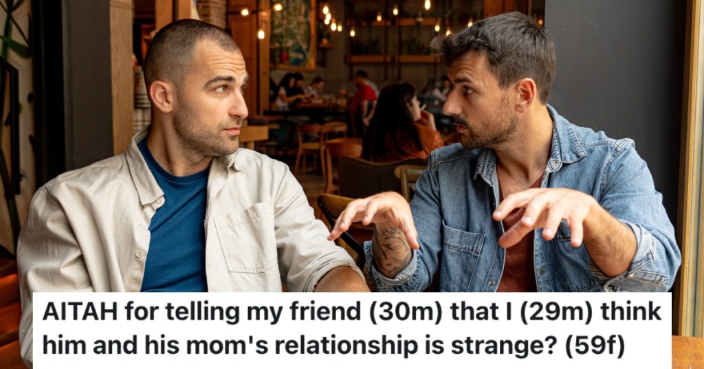 two men having a conversation