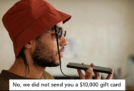 Confused Customer Ended Up Spending Thousands On His Credit Card Because He Thought It Was A Gift Card, But Then The Bank Employee Told Him Otherwise