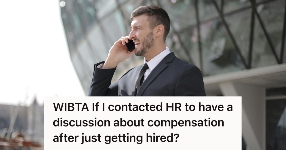 New Hire Discovered His Big 4 Firm Would Force Him To Sell Years Of Carefully Built Investments, So He Contemplated Risking The Offer To Negotiate Better Terms With HR corporate man talking on the phone