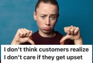 A Department Store Worker Told A Customer They Couldn’t Work On Their Watch, And The Guy Went Ballistic On Them