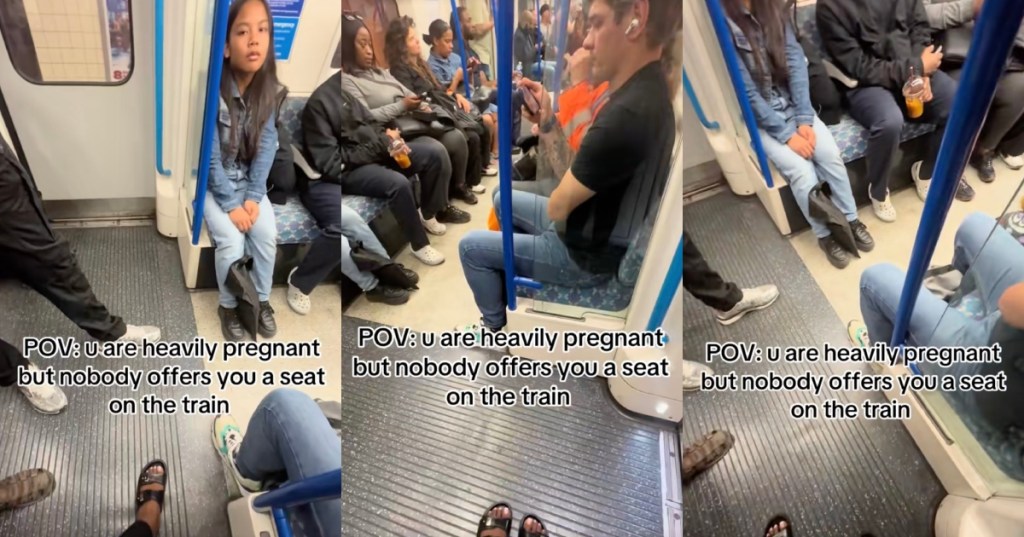 people on a train