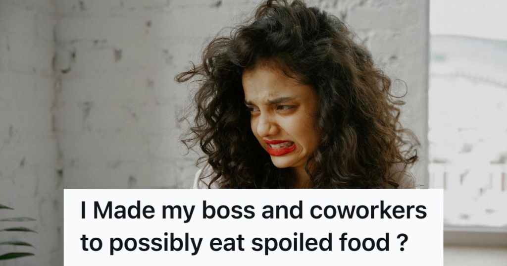 disgusted woman grimacing