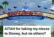 A Couple Is Taking Their Nieces To Disney World, But They Said They Wouldn’t Include Other Family Members’ Kids On The Trip