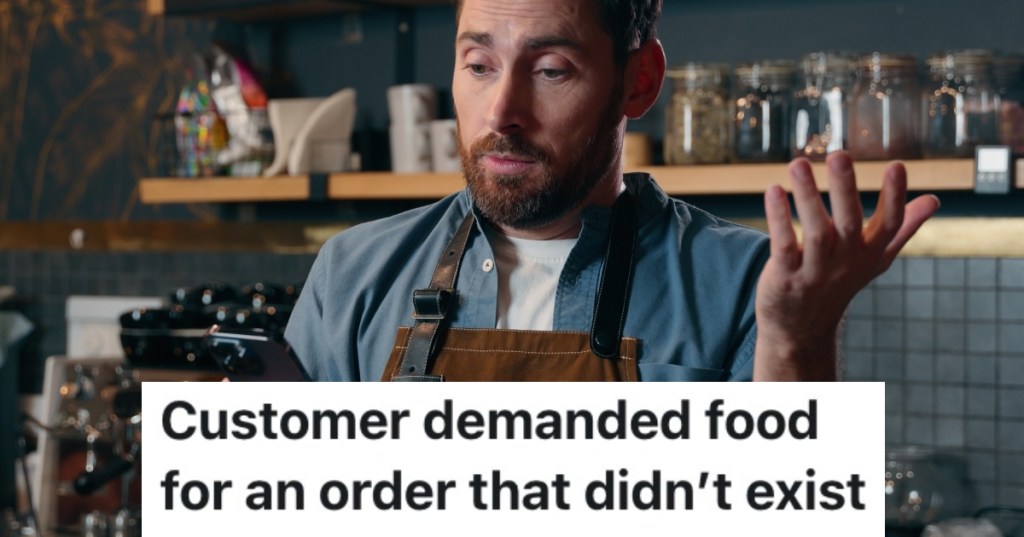 man working in a restaurant
