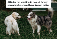 Her Parents Keep Using Her As A Dog Sitter And She’s Sick Of It, So Now She Wants To Tell Them No