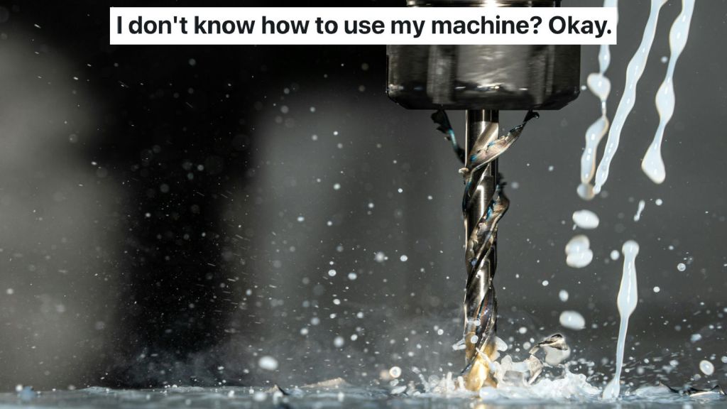 milling machine up close