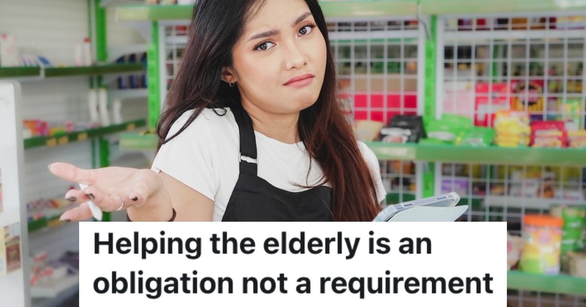 woman working in a store