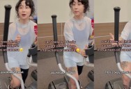 A Woman With A Prosthetic Leg Was Asked An Uncomfortable Question By A Man At A Gym