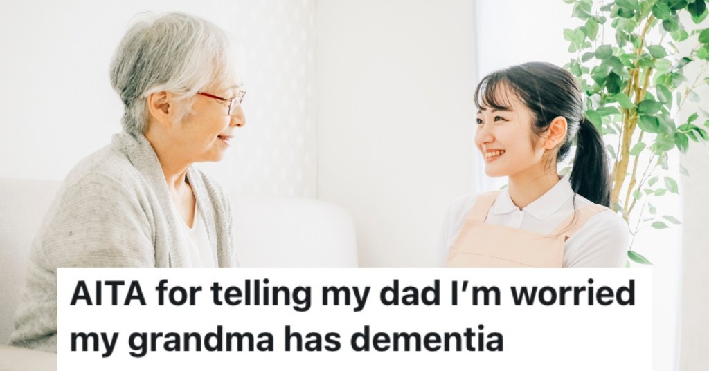 woman with her grandma