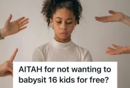 Teenager Refused To Babysit 16 Kids For Free After The Adults Assumed She Would Cover Them, So She Left, But Woke Up The Next Morning To The Whole Family At Her Door