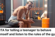 A Gym Employee Told A Teenager Not To Film Videos In The Locker Room, And The Kid And His Friends Gave Him A Hard Time About It