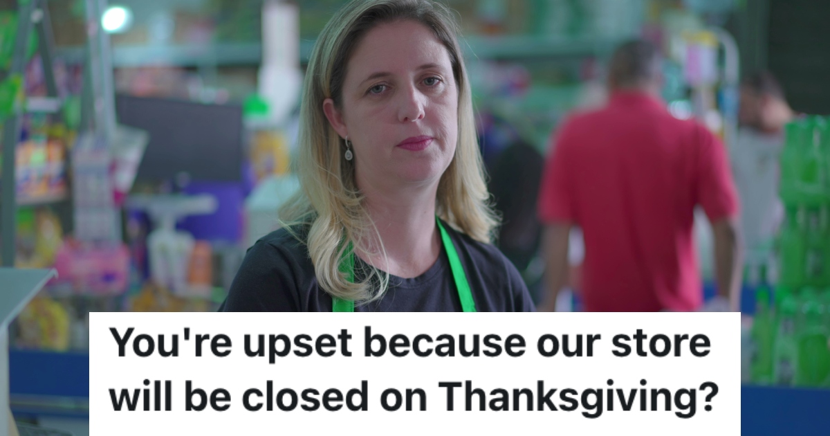 Walmart Worker Told A Customer The Store Would Be Closed On Thanksgiving, And She Was Really Surprised By Their Reaction woman in a store