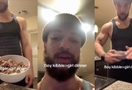 A Man Said His “Boy Kibble” Dinner Is Better Than A “Girl Dinner”