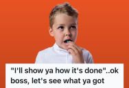 Cashier Caught A Toddler Helping Himself To A Second Candy Bar Without Paying, So Cashier Decided Corporate Could Handle The Loss