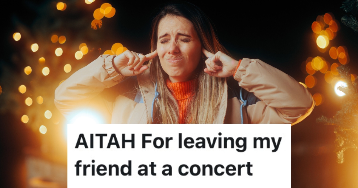 woman plugging her ears