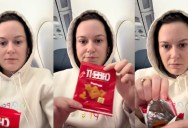Airline Passenger Left Stunned After Unwrapping Her Inflated Inflight Snack—And the Microscopic Reality Goes Viral