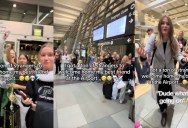 Woman Recruited Strangers at an Airport to Give Her Friend a Memorable Welcome Home