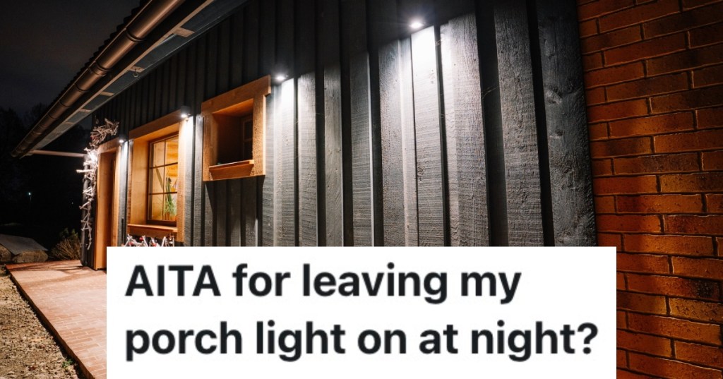 lights on a house