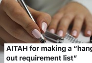 Friend Snoops on Her Phone and Finds a “Hangout Requirement List,” So Now She’s Being Called Weird for Having Boundaries