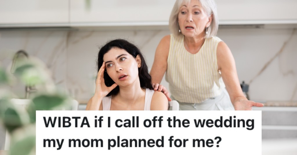 woman ignoring her mom