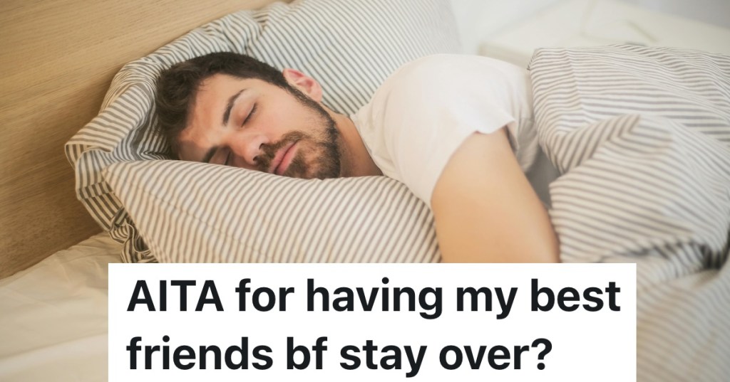 man sleeping in a bed on a pillow