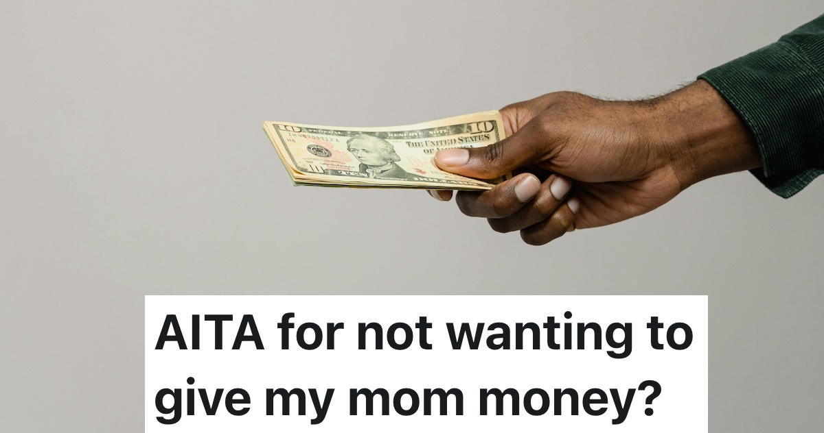 person handing over dollar bills