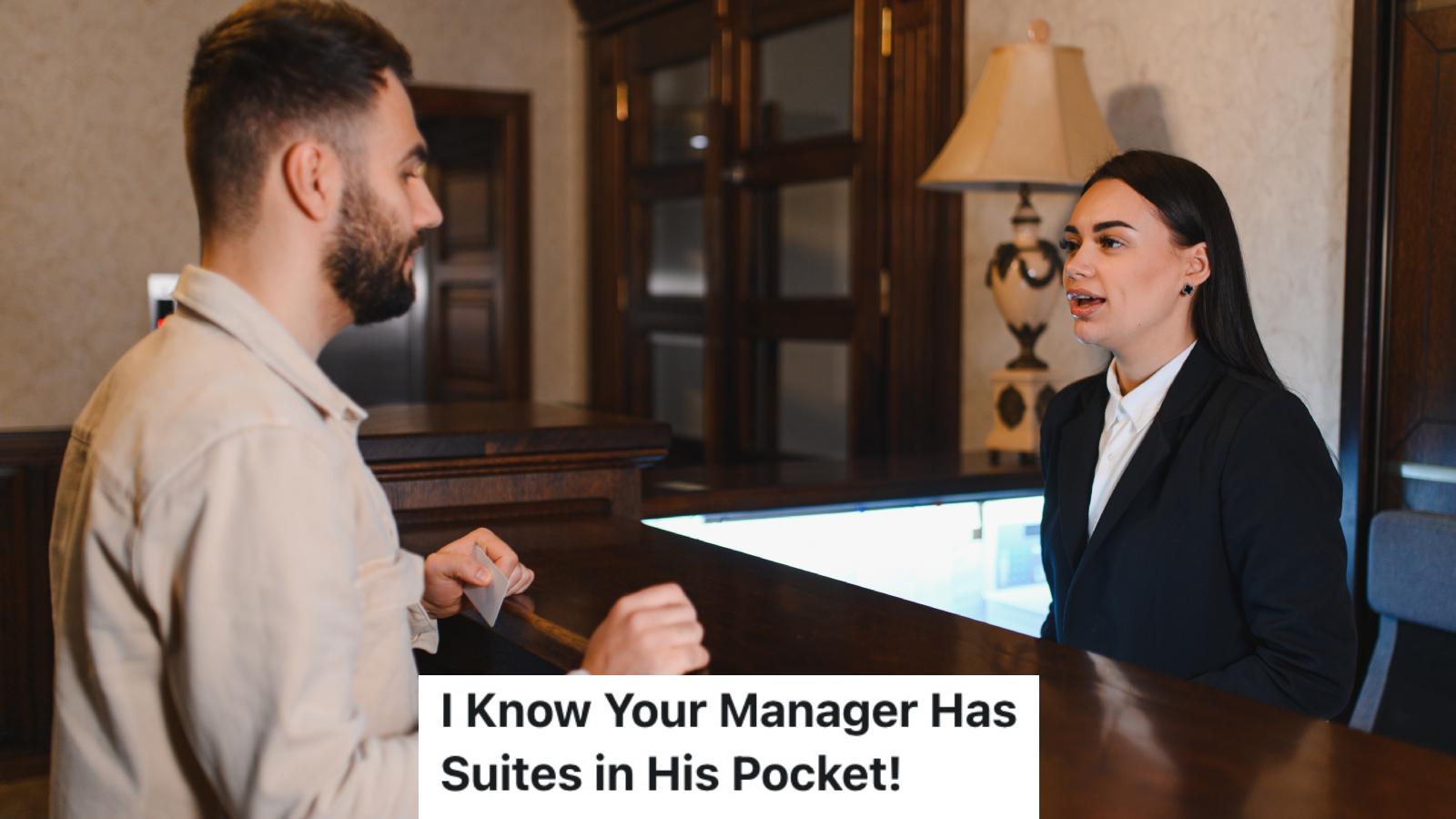 hotel front desk worker