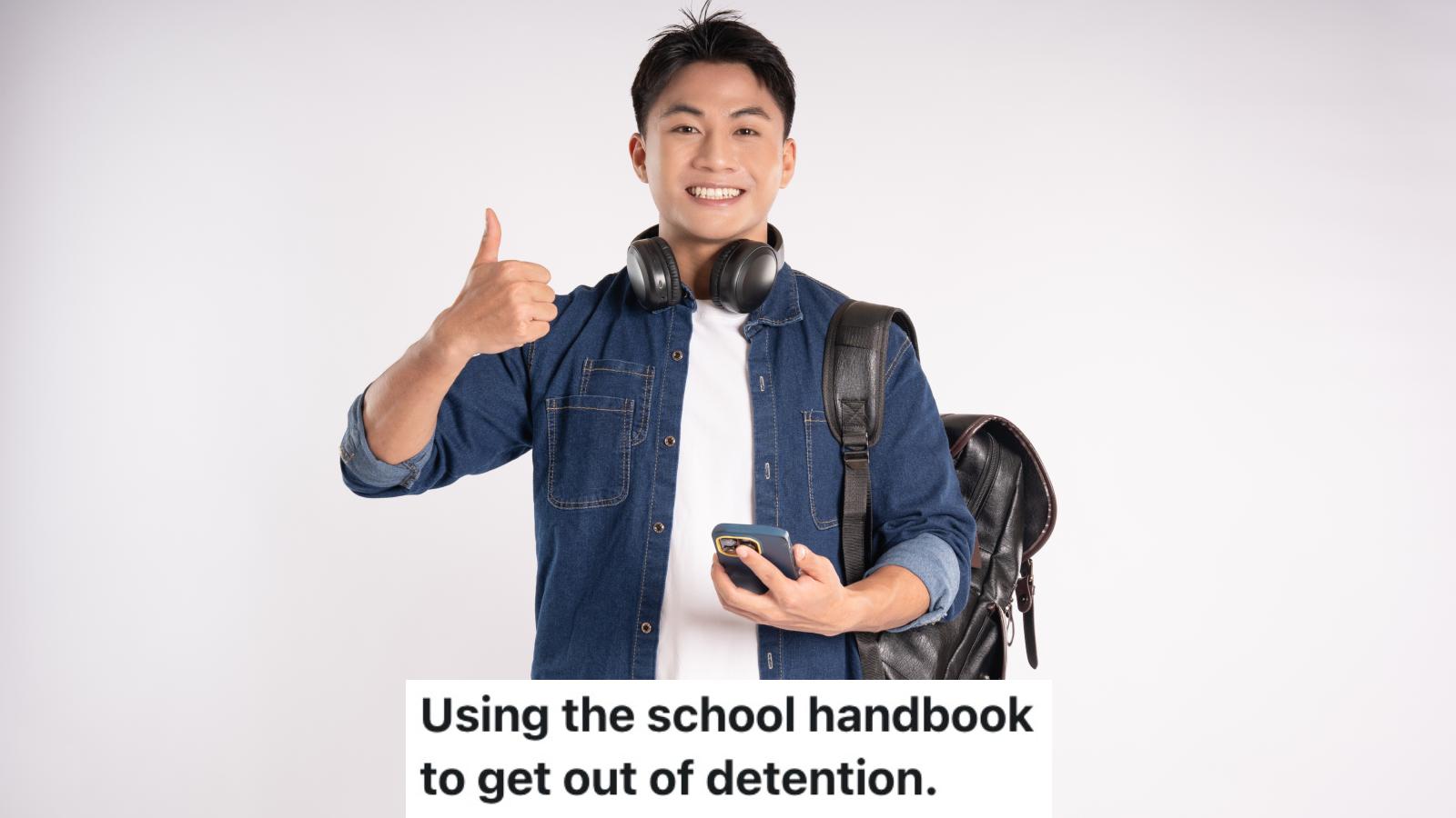 man giving thumbs up