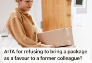 Exhausted Woman Refused To Drive For Two Hours To Pick Up A Package For A Former Colleague, So She Received Passive-Aggressive Comments About Being Selfish