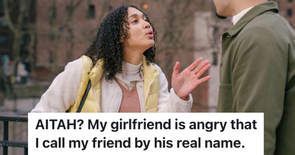woman arguing with her boyfriend