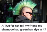 He Warned Her Not To Use His Special Shampoo, And She Paid The Price For Not Listening