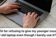 His Aunt Tried To Con A Free Laptop Off Him, But Then Made Him Look Like The Bad Guy