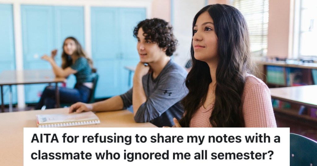 students sitting in a classroom